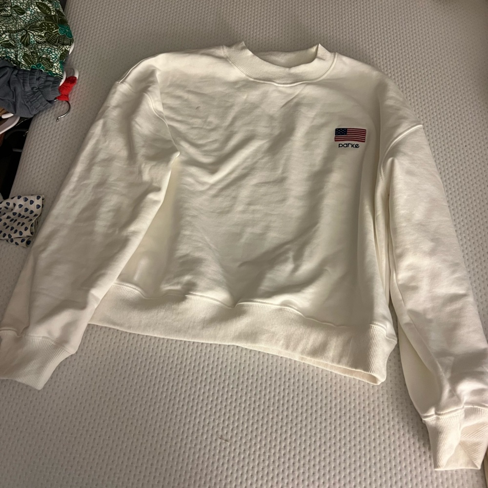 PARKE American flag sweater